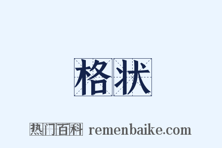 格状是什么意思的图片